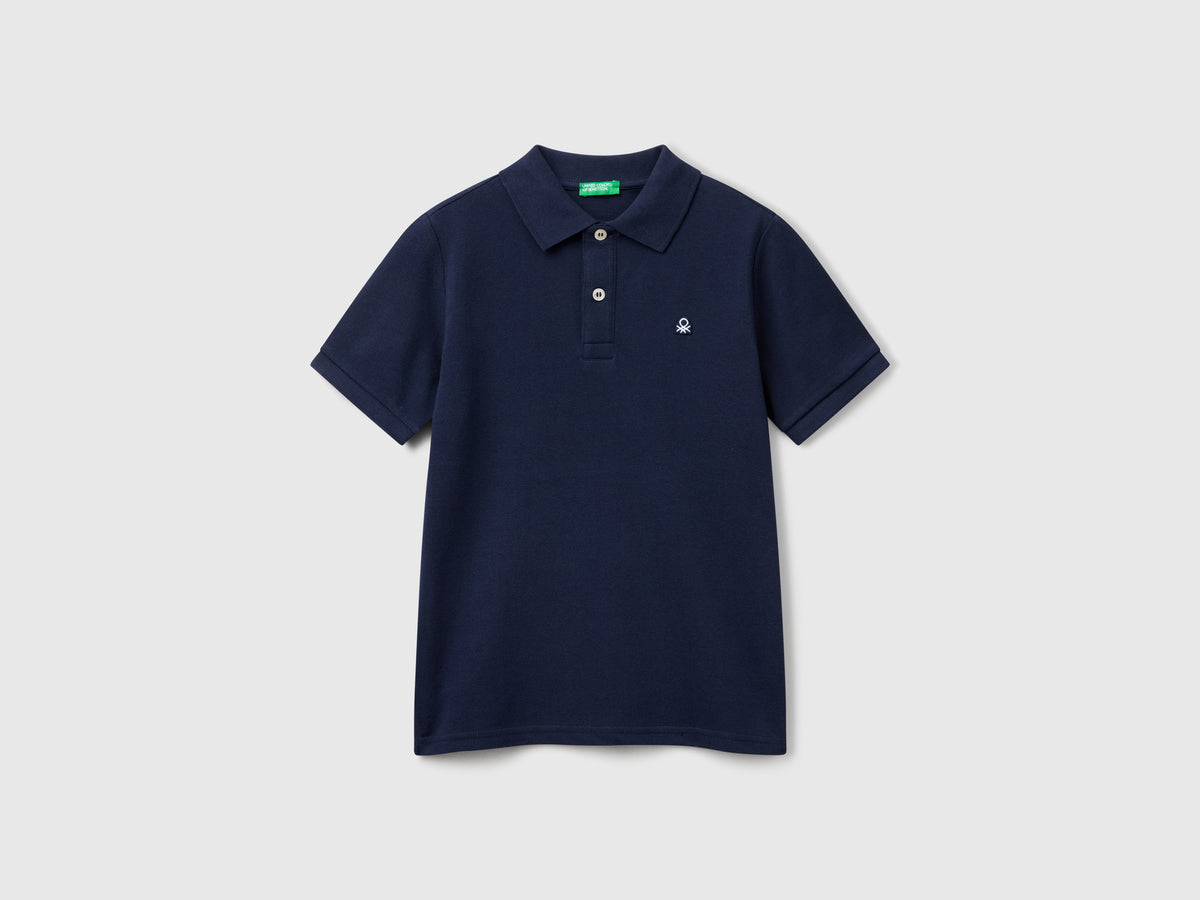 Slim fit polo in pure cotton - ucb_image_FS