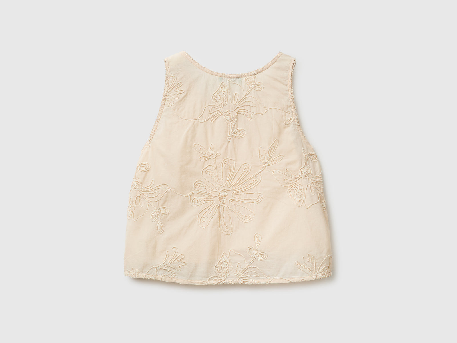 Tank top with floral embroidery - ucb_image_BS