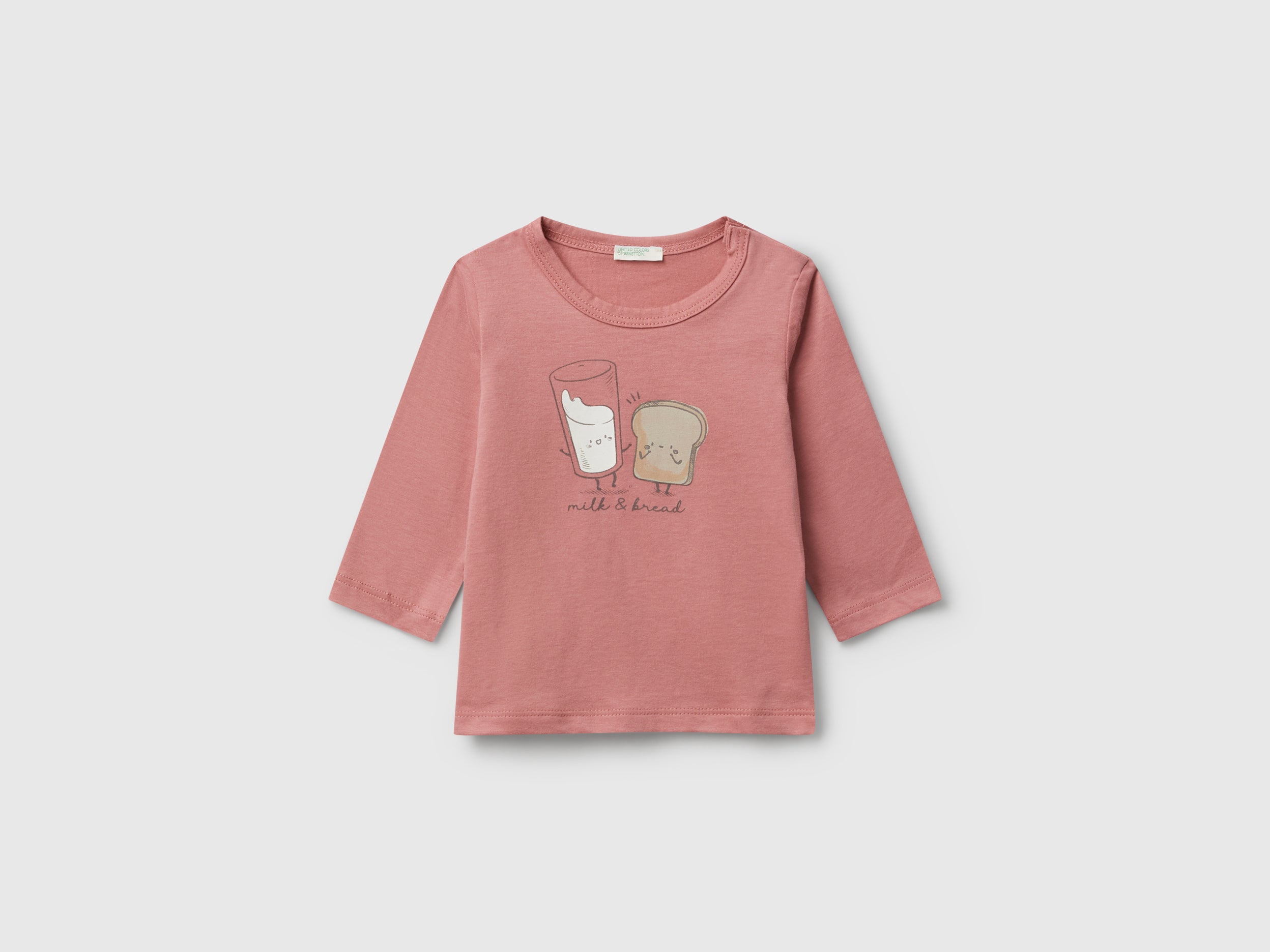 T-shirt de gola redonda em algodão - ucb_image_FS