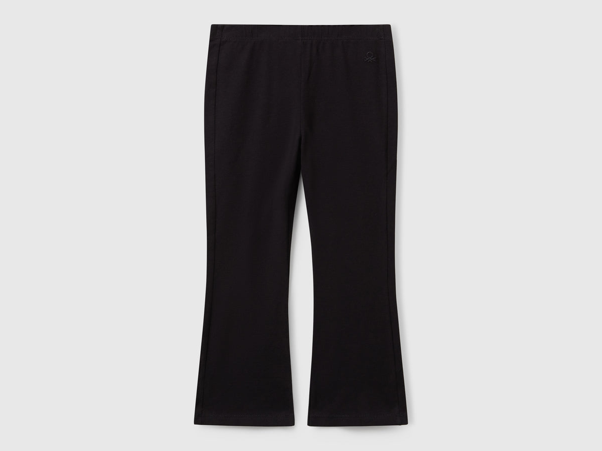 Leggings à boca-de-sino em algodão stretch - ucb_image_FS