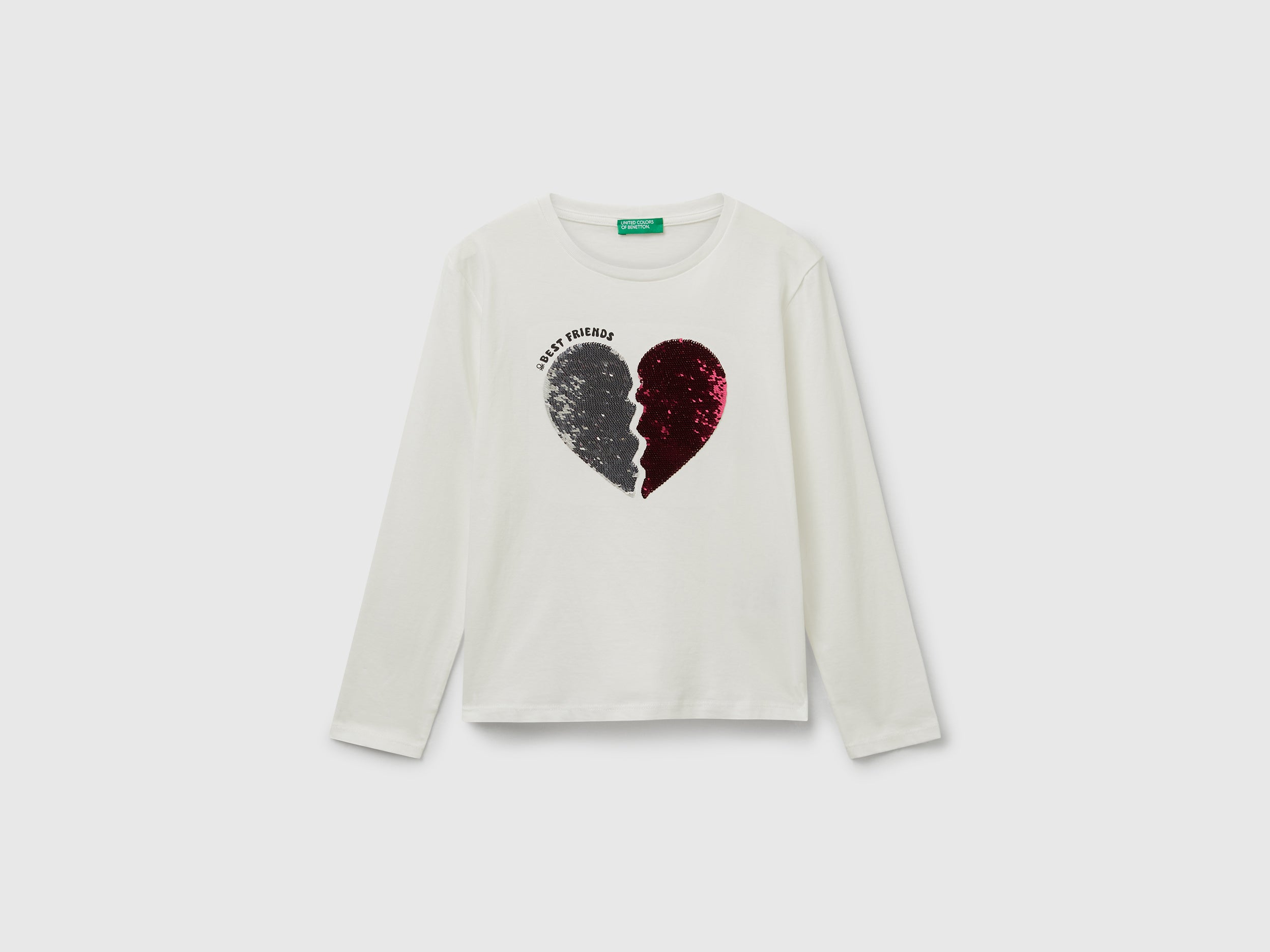 T-shirt com lantejoulas em algodão - ucb_image_FS