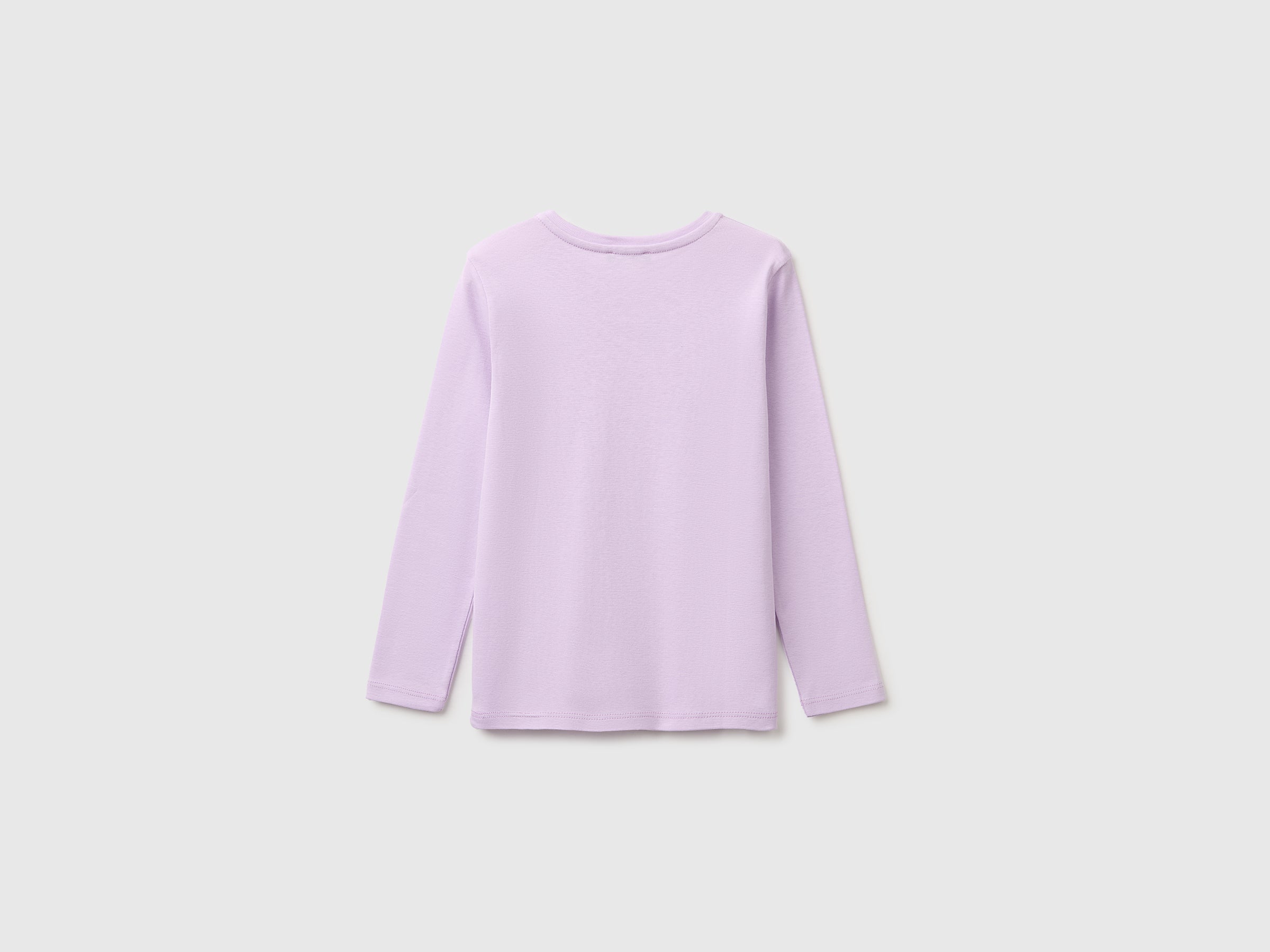 T-shirt de manga comprida com estampa glitter - ucb_image_BS