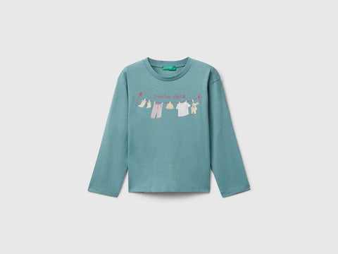 T-shirt em algodão com estampa glitter - ucb_image_FS