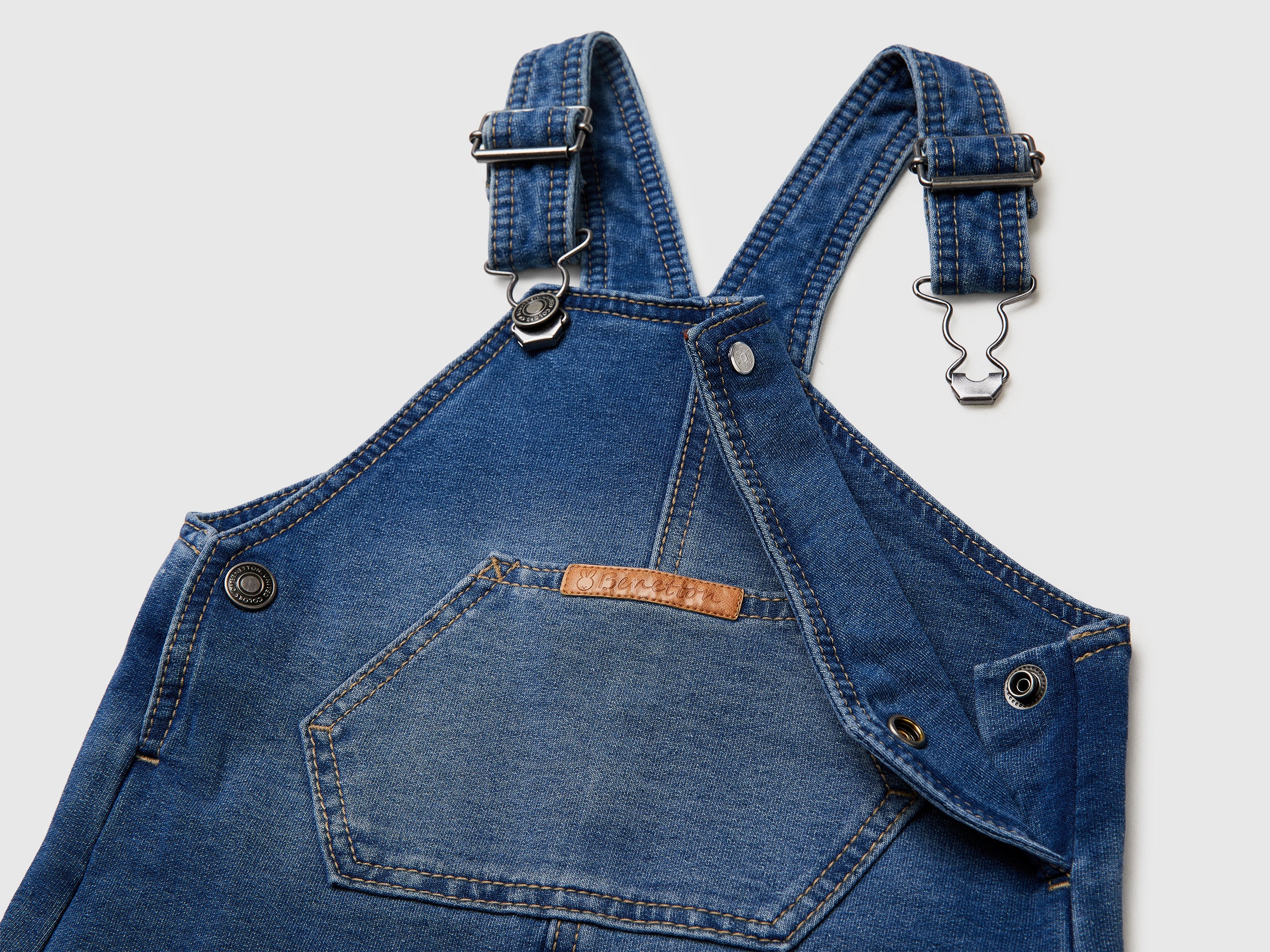 Denim-effect sweatshirt overalls - ucb_image_DS1