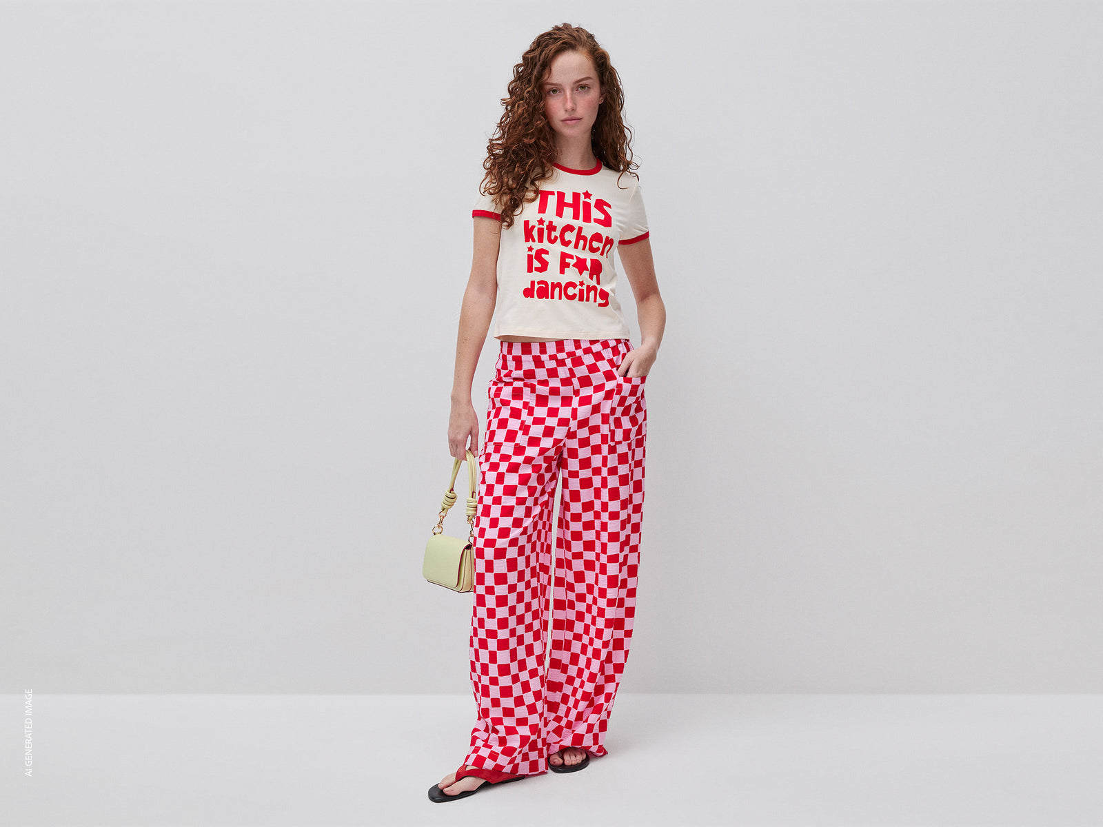 Printed trousers
