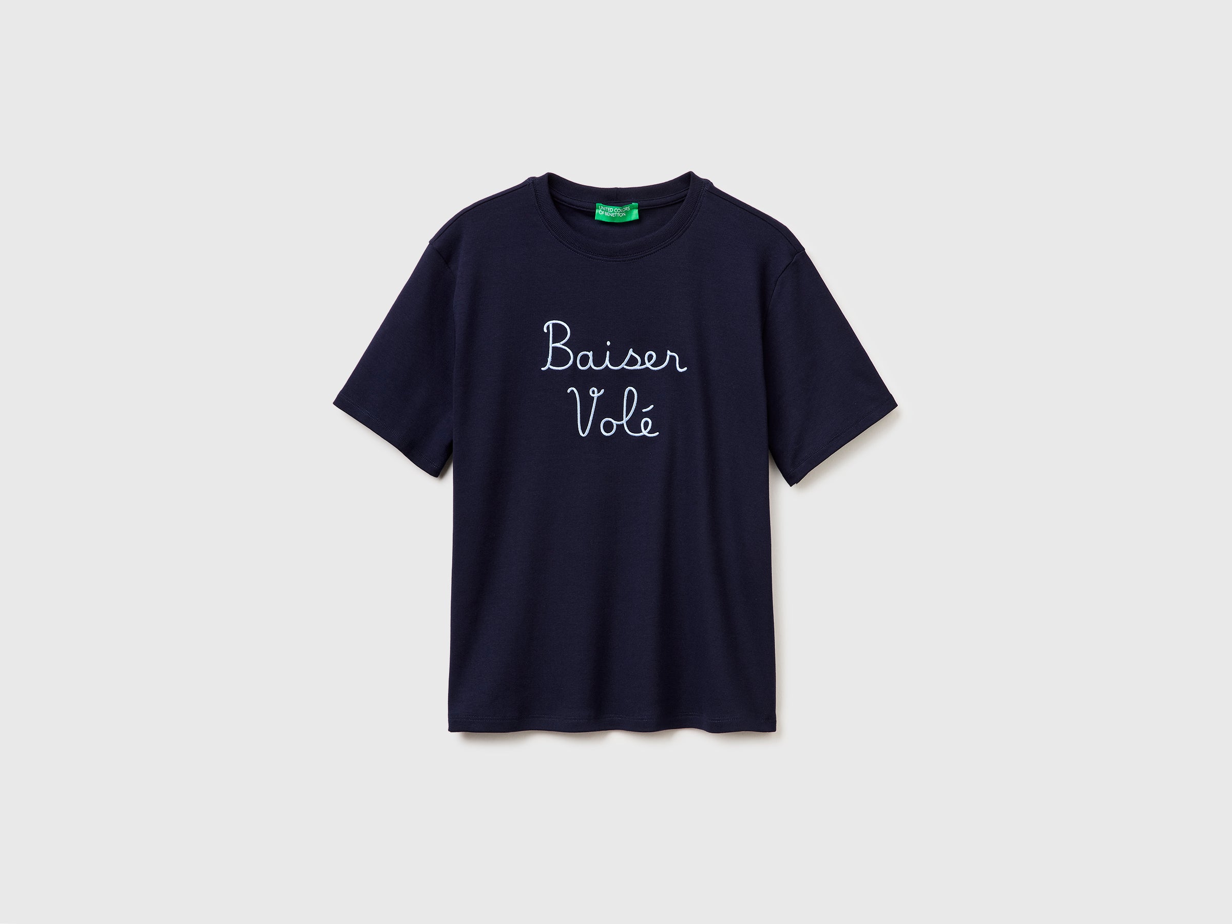 T-shirt com texto bordado - ucb_image_FS