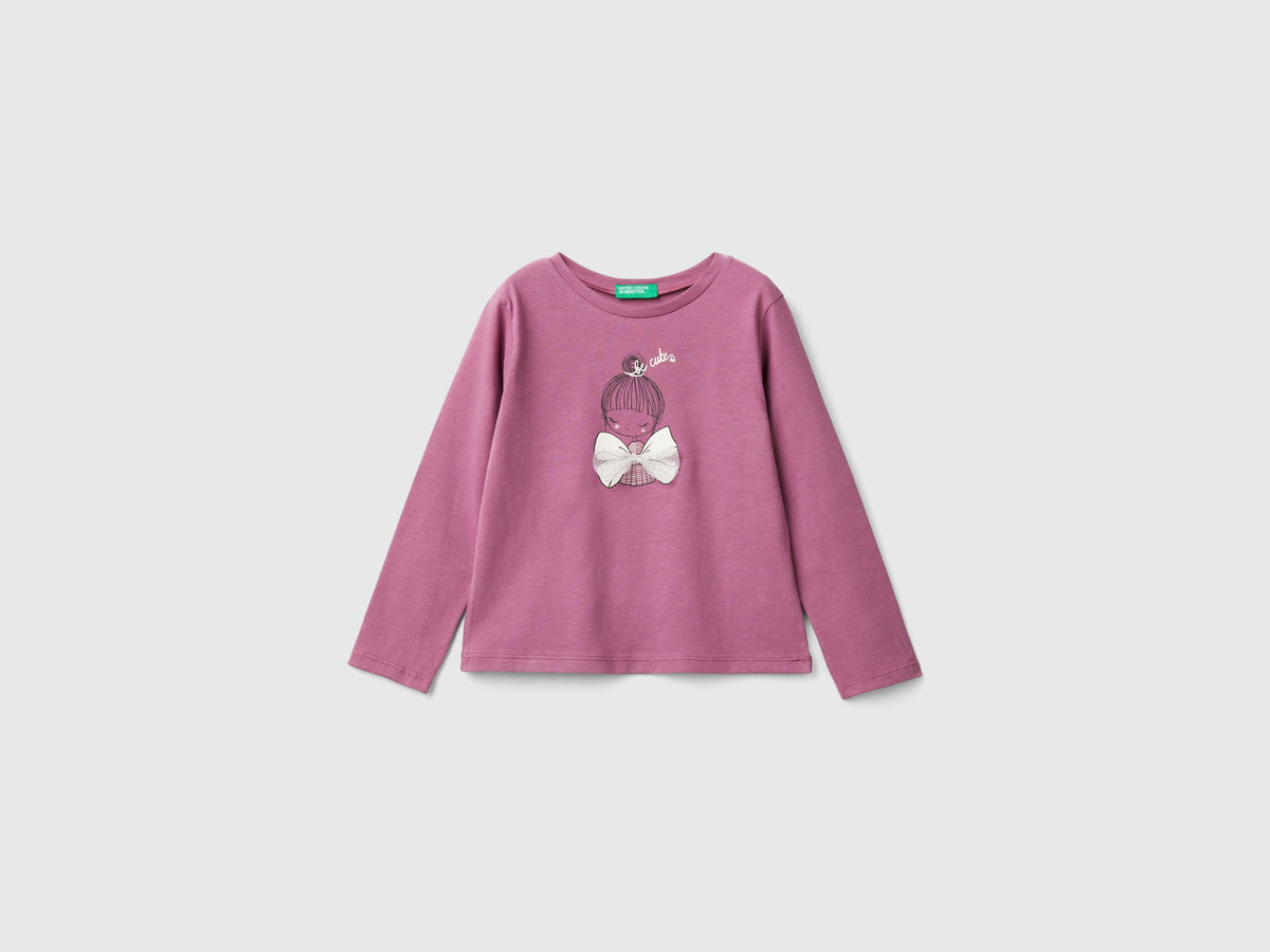 T-shirt com estampa e aplicação de tule - ucb_image_FS