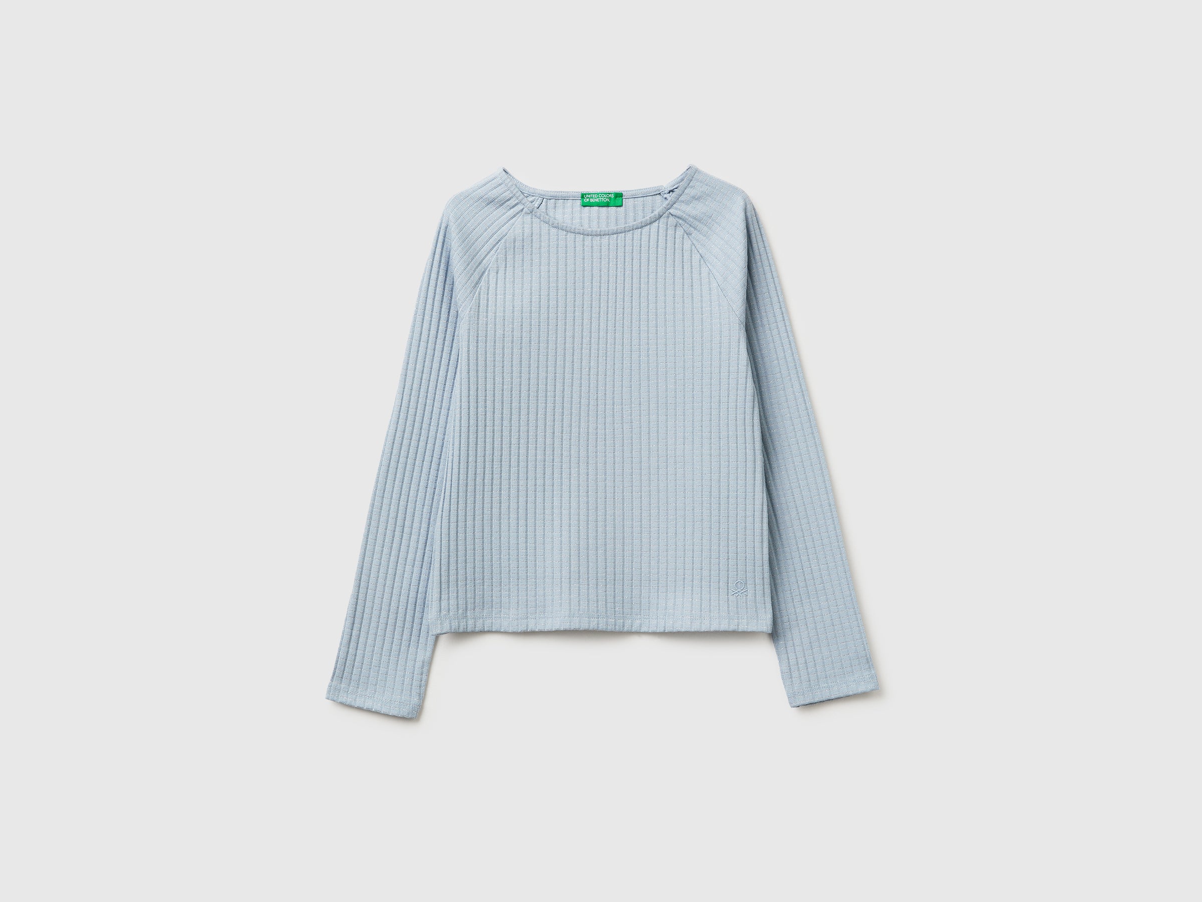 T-shirt canelada com decote à barco - ucb_image_FS