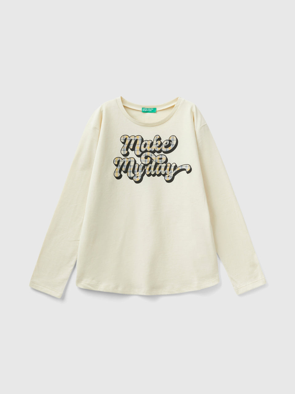 T-shirt em algodão quente com estampa glitter - ucb_image_FS