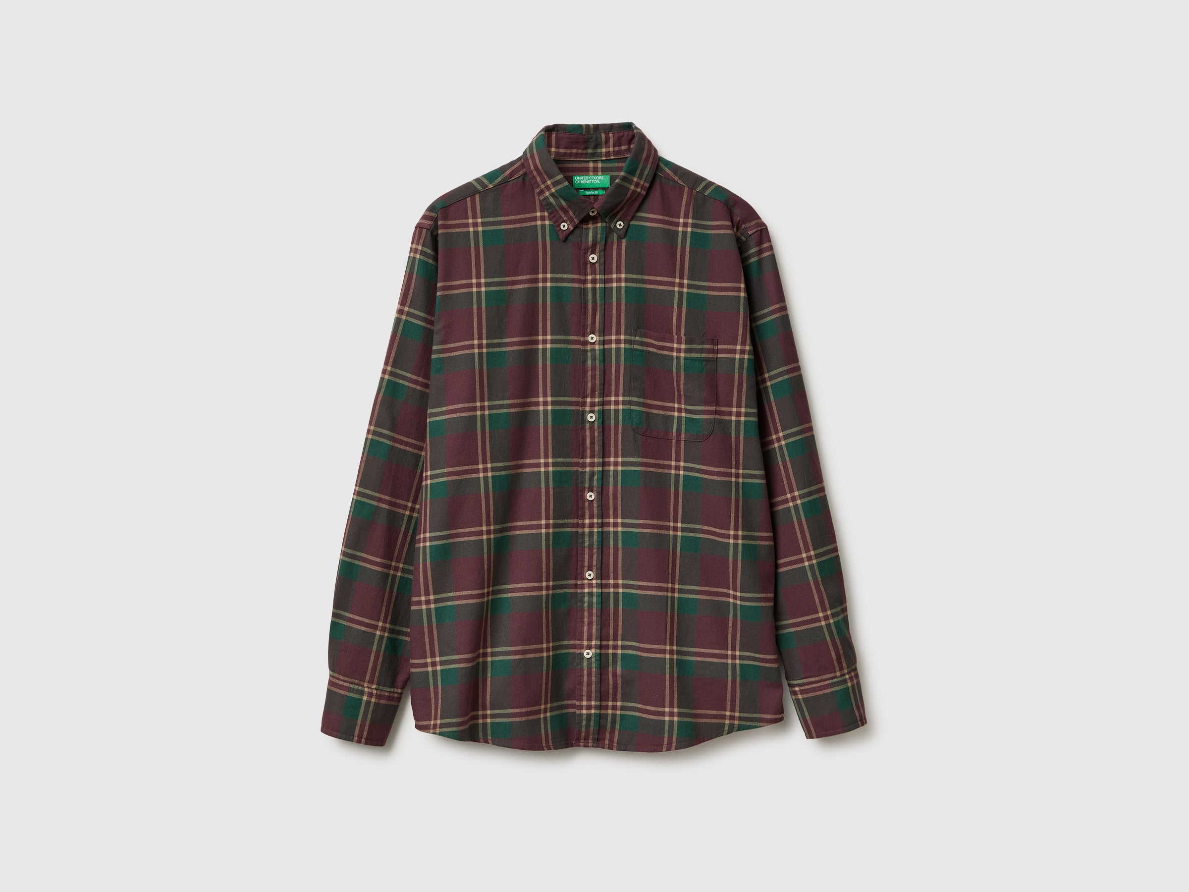 Camisa button down em flanela - ucb_image_FS