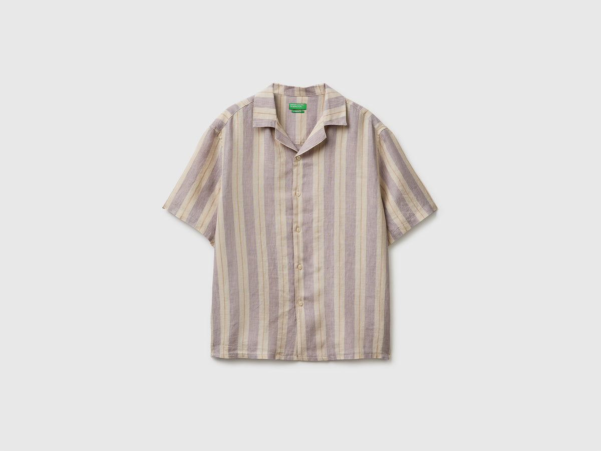 Camisa de manga curta em 100% linho - ucb_image_FS