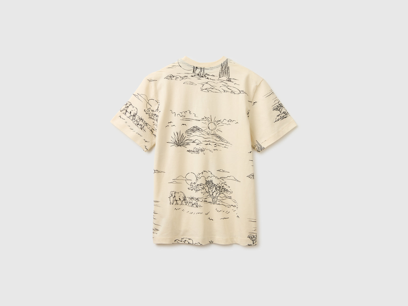 Printed T-shirt with pocket - ucb_image_BS