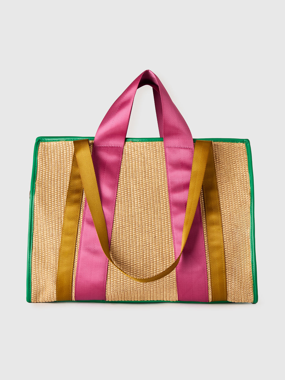Maxi tote bag in raffia - ucb_image_FS