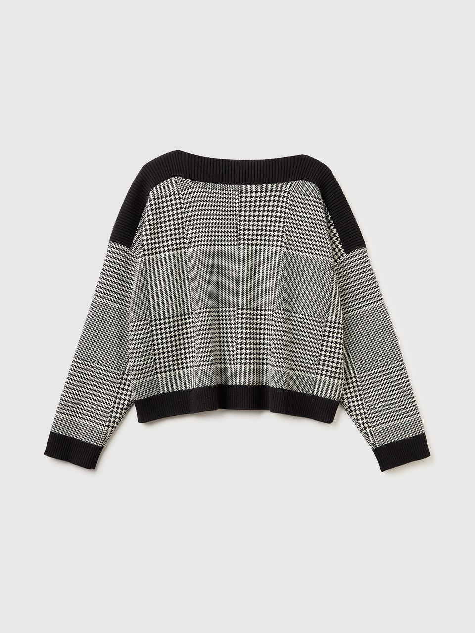 Camisola boxy fit príncipe de Gales - ucb_image_BS