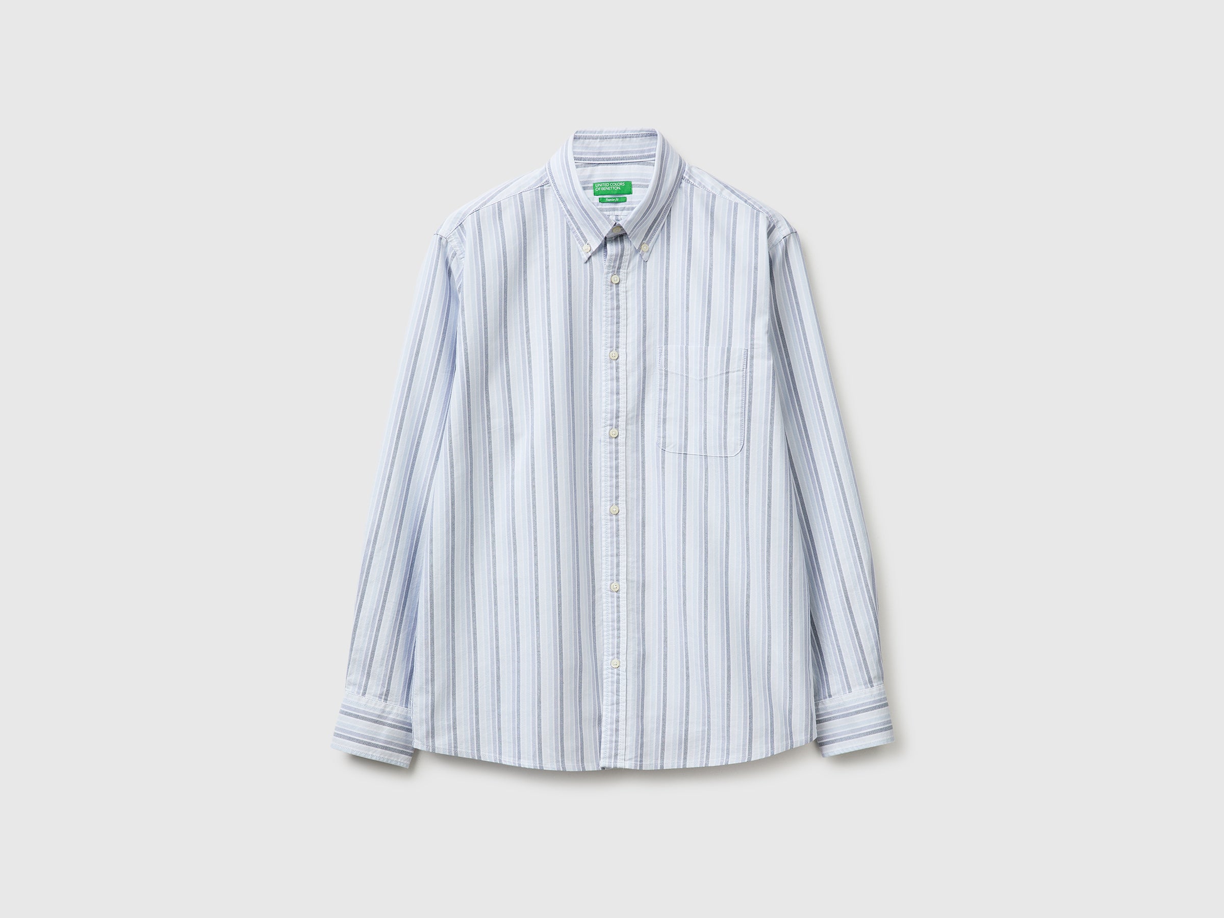 Light blue striped button-down shirt - ucb_image_FS
