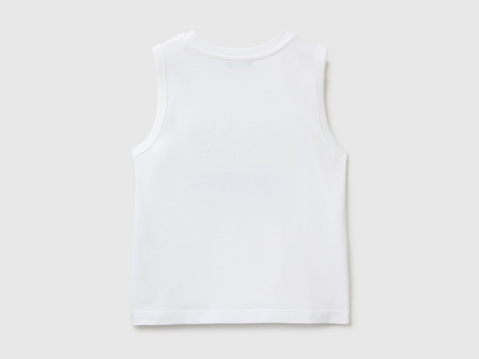 T-shirts sem mangas em algodão orgânico com estampa logótipo - ucb_image_BS
