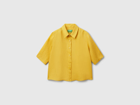 Camisa curta em puro linho - ucb_image_FS