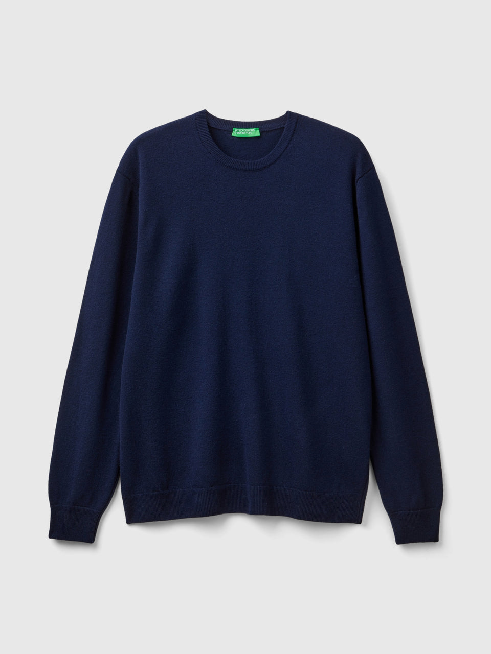 Camisola azul-escuro em pura lã Merino - ucb_image_FS