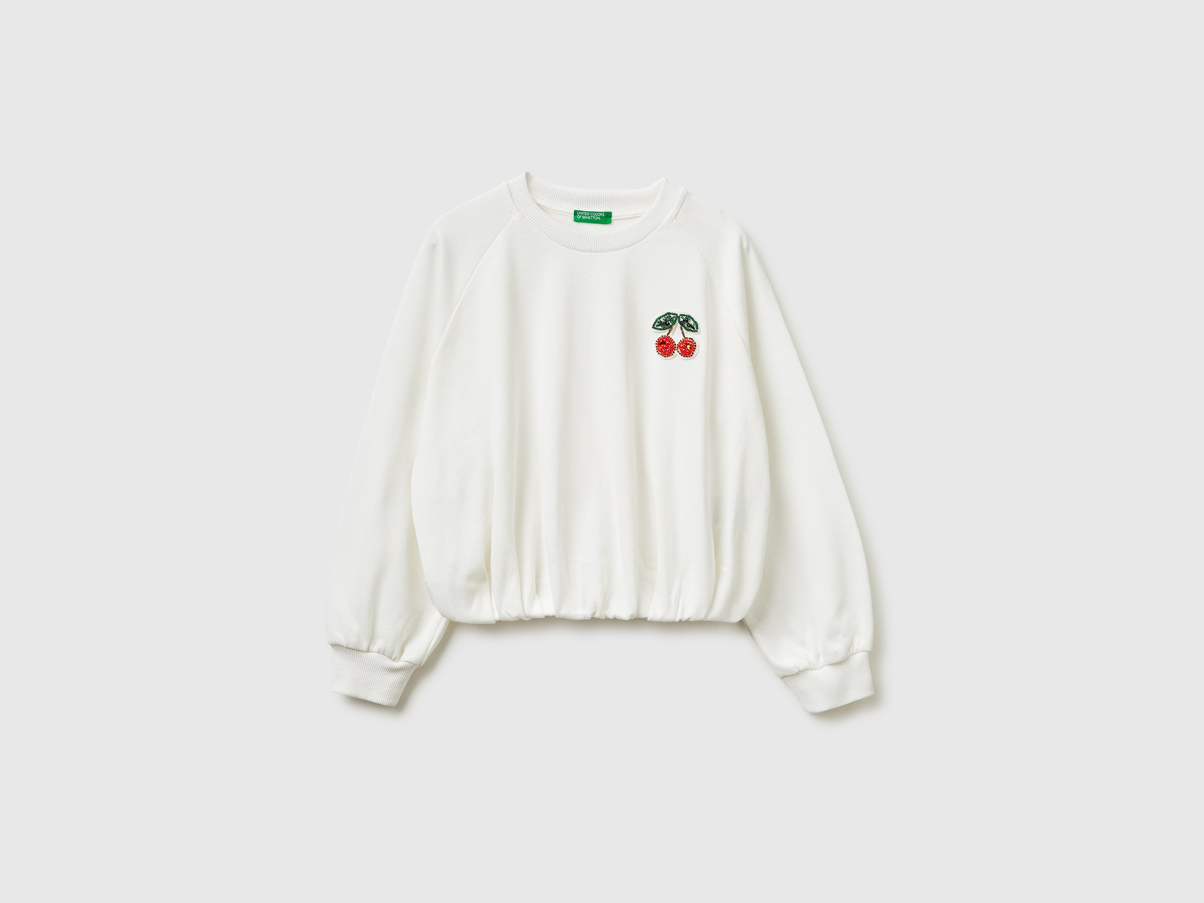 Oversized sweatshirt with jewel patch - ucb_image_FS