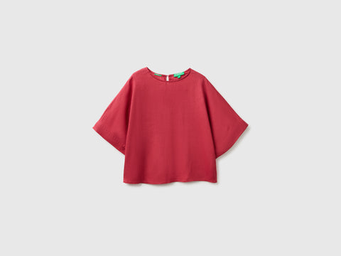 Blusa de gola redonda em linho puro - ucb_image_FS