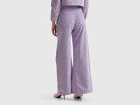 Calças amplas com estampa flores - ucb_image_B