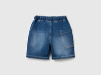 Shorts in denim elasticizzato - ucb_image_BS