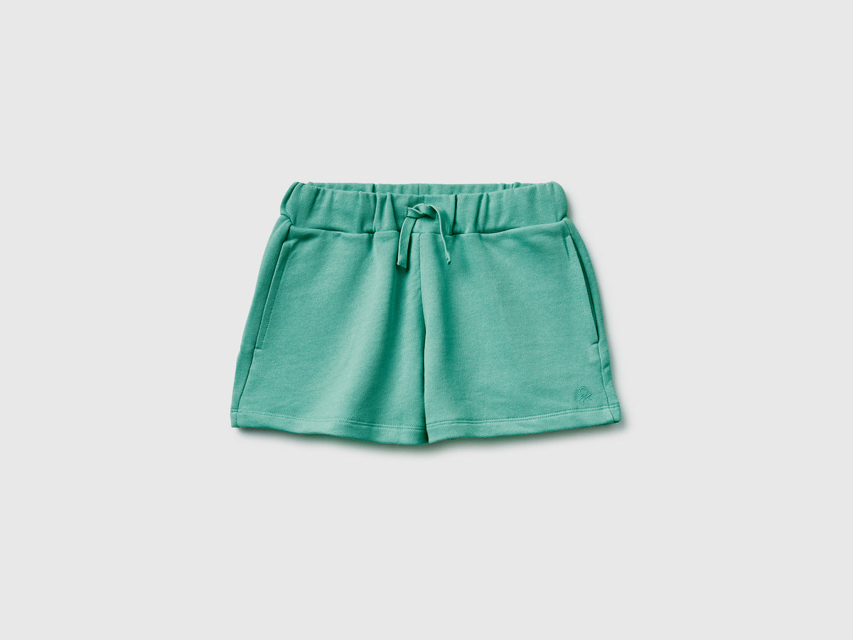 Shorts in sweat fabric with drawstring - ucb_image_FS