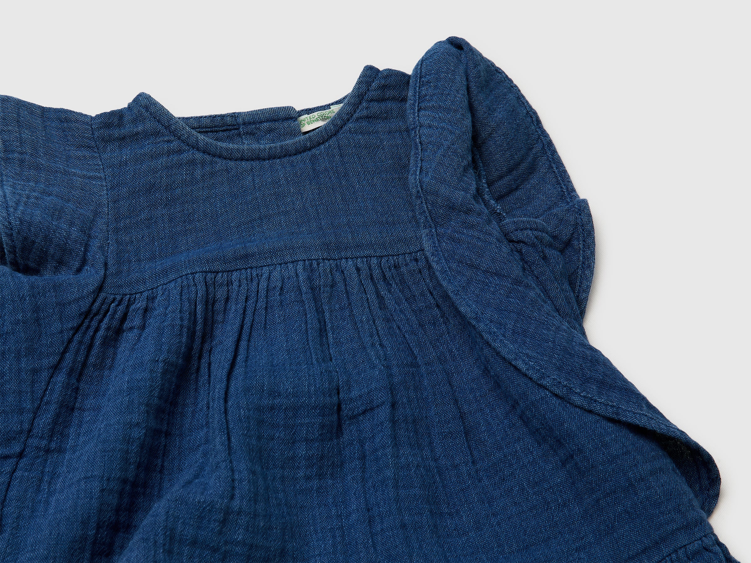 Gauze dress with ruffle - ucb_image_DS1