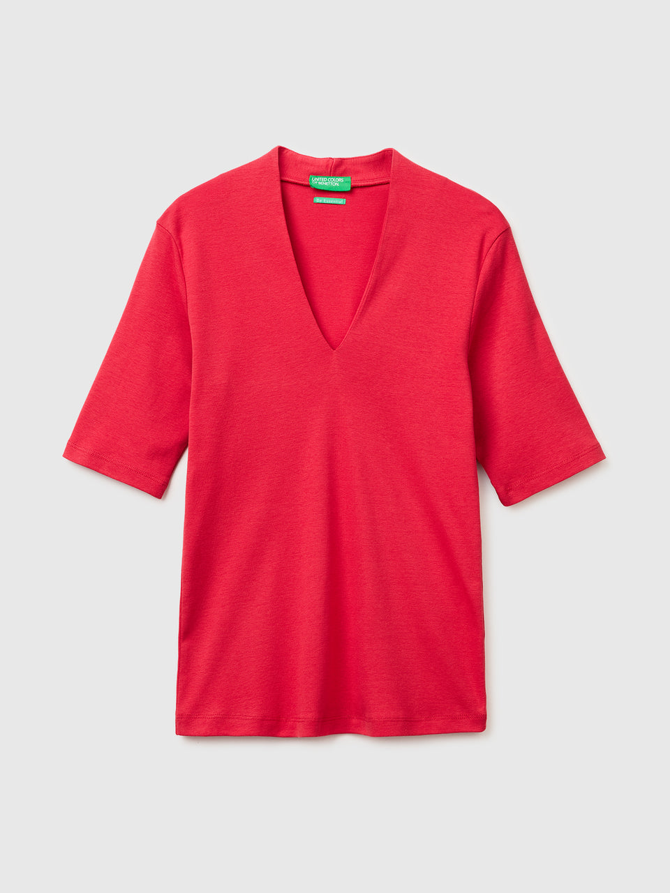 T-shirt slim fit em algodão de fibra longa - ucb_image_FS