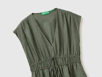 Flared dress in pure linen - ucb_image_FY