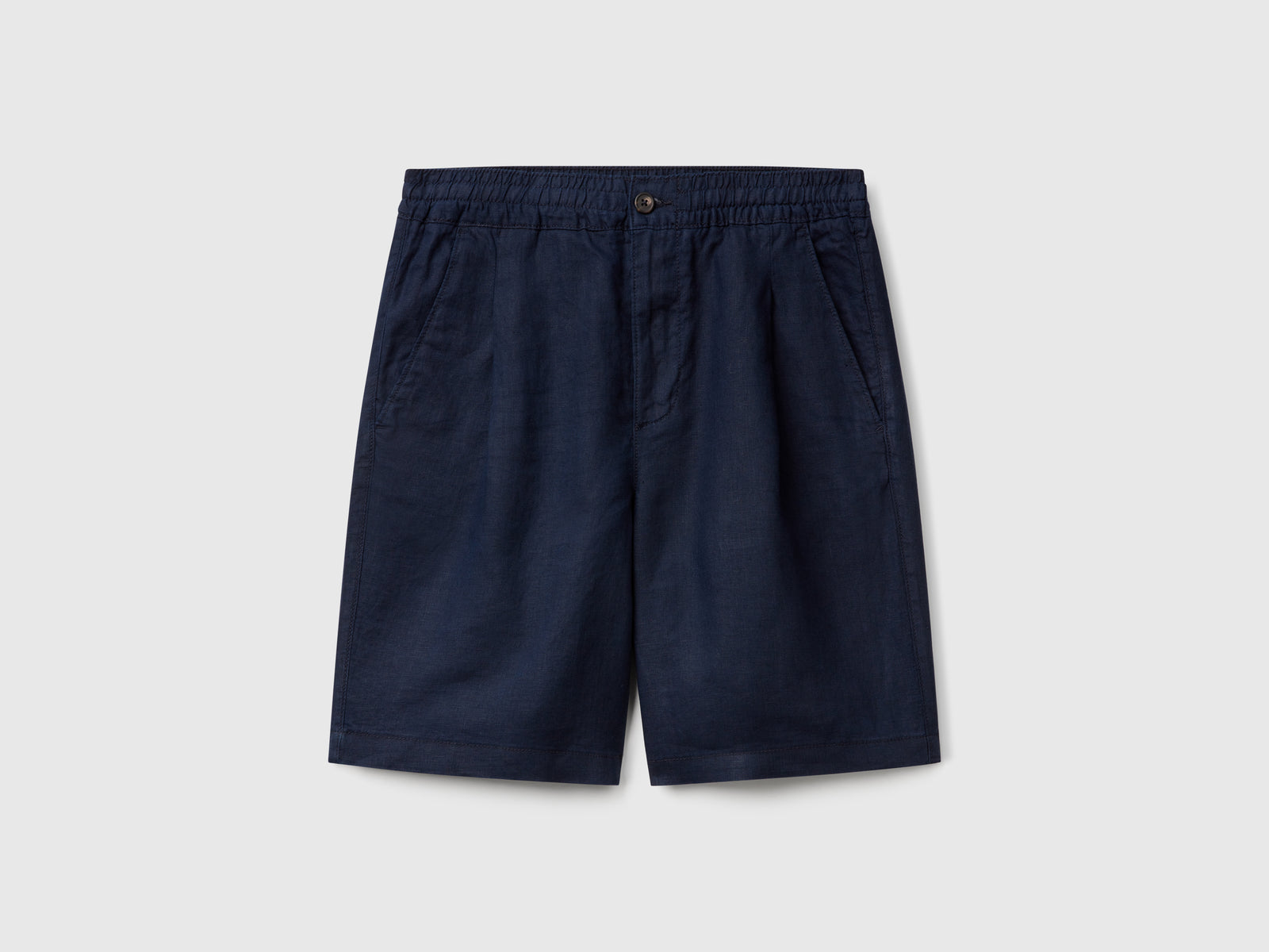Bermudas com cordão de ajuste em linho puro - ucb_image_FS