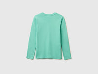 T-shirt with glittery logo in organic cotton - ucb_image_BS