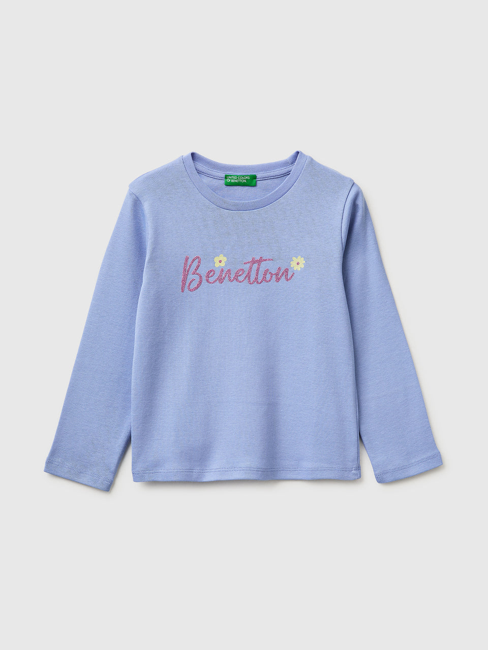 T-shirt in organic cotton with glittery logo - ucb_image_FS