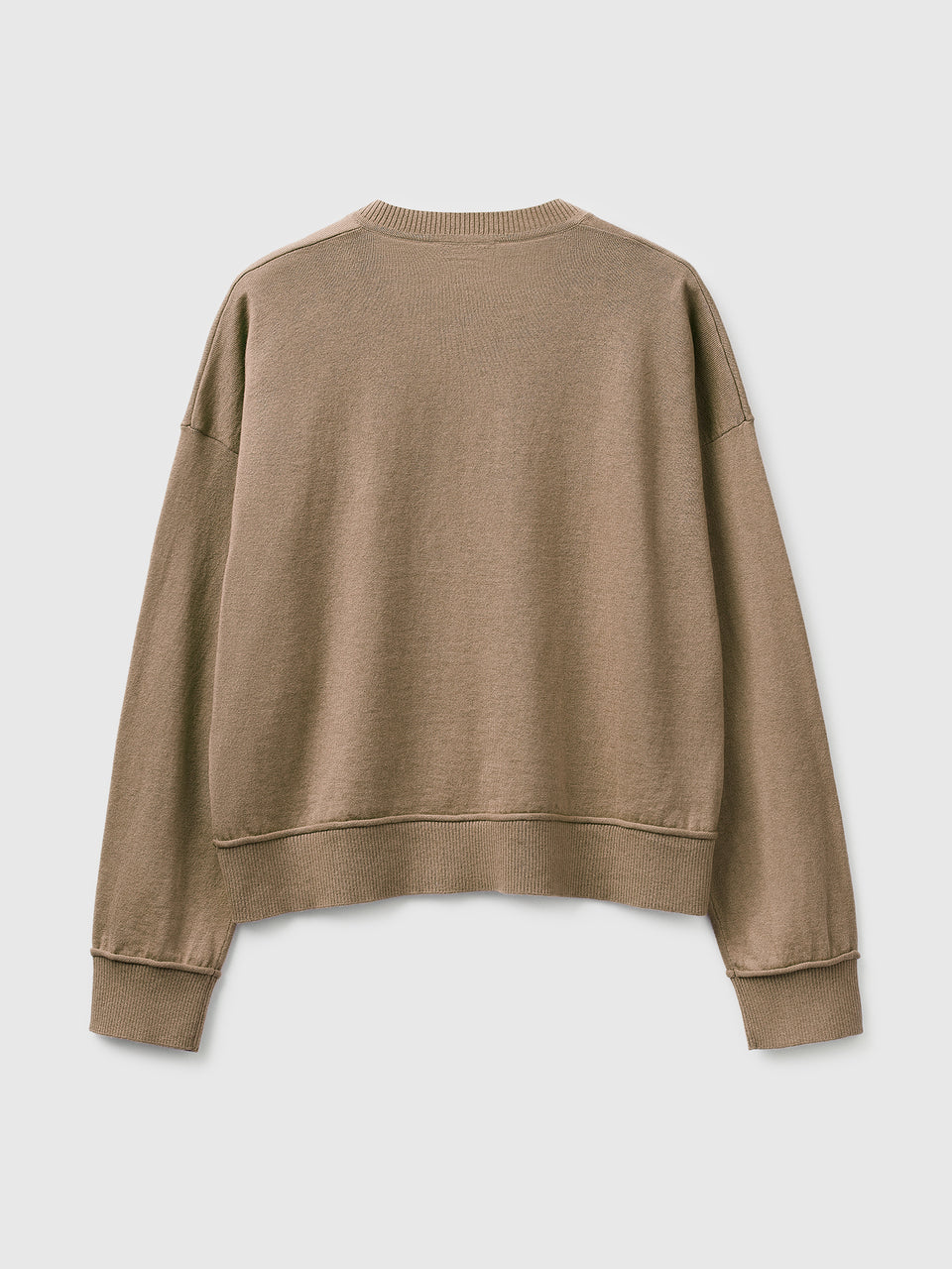 V-neck sweater in cotton and wool - ucb_image_BS
