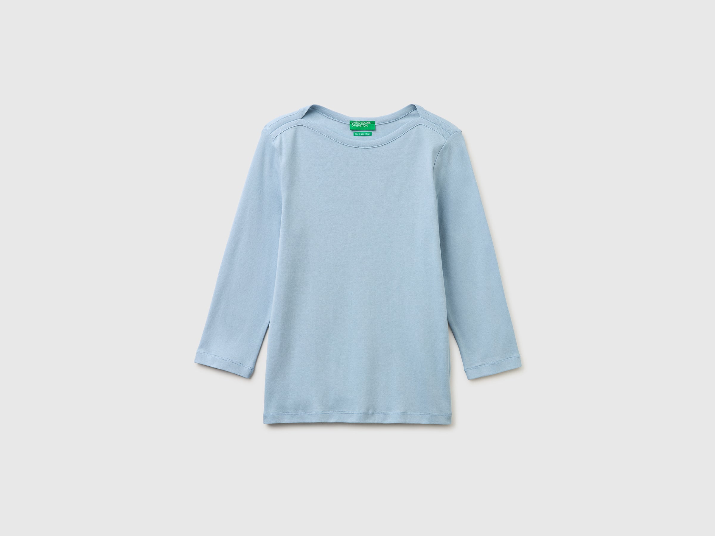 Slim fit t-shirt with boat neck - ucb_image_FS