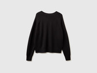Knit sweater with V-neck - ucb_image_BS