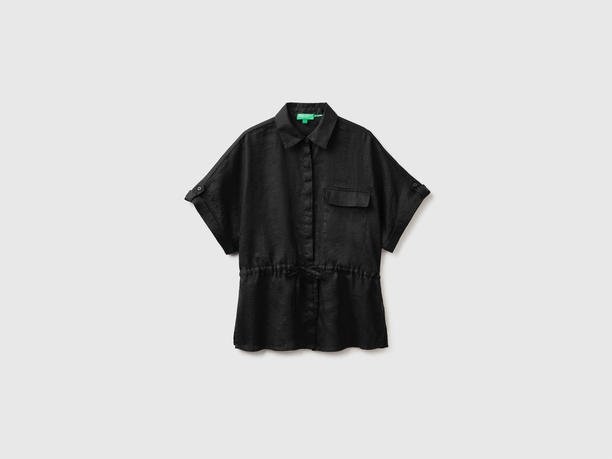 Camisa sahariana em linho puro - ucb_image_FS
