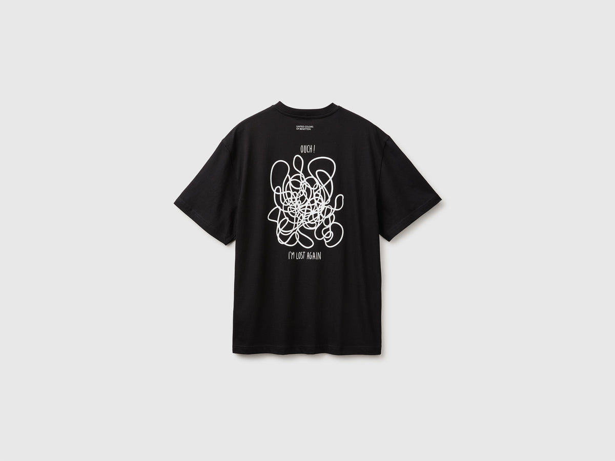 T-shirt relaxed fit com estampa - ucb_image_BS