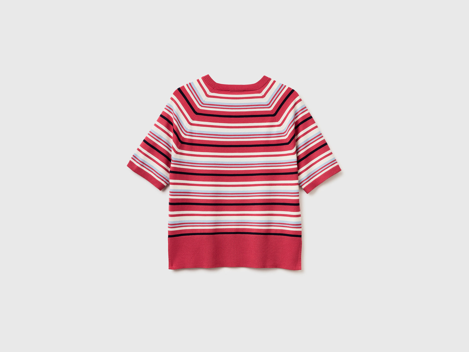 Striped short-sleeved sweater - ucb_image_BS