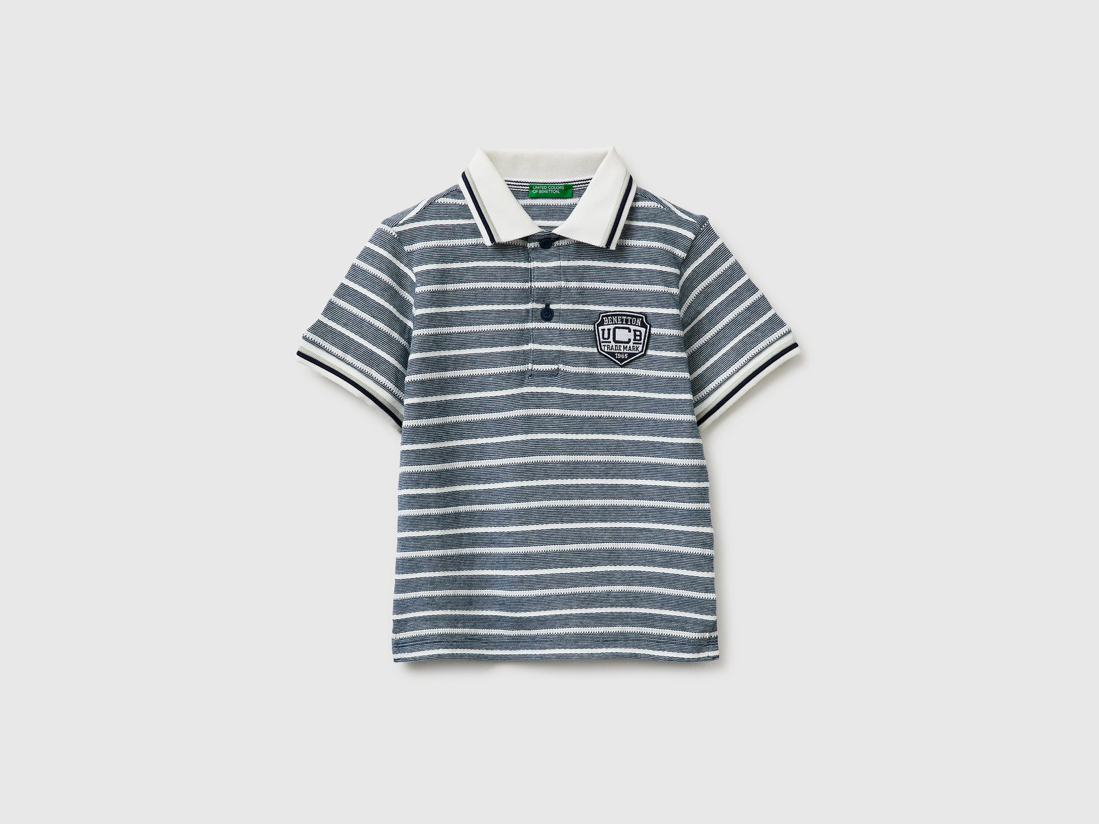 Polo às riscas com patch - ucb_image_FS