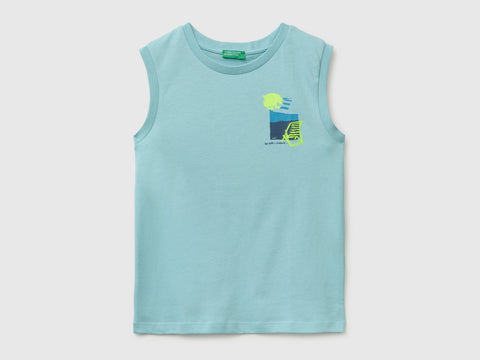 Tank top with print and embroidery - ucb_image_FS