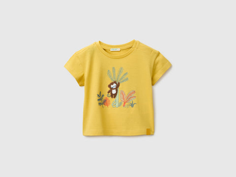T-shirt with print and embroidery - ucb_image_FS