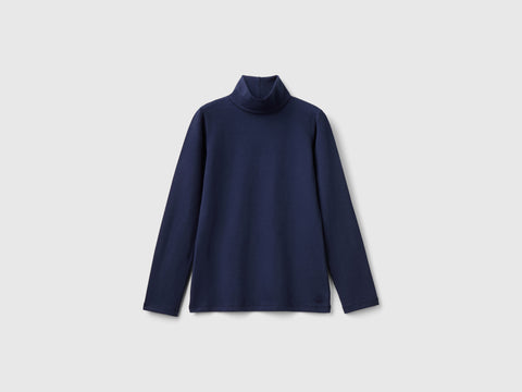 T-shirt stretch com gola alta - ucb_image_FS
