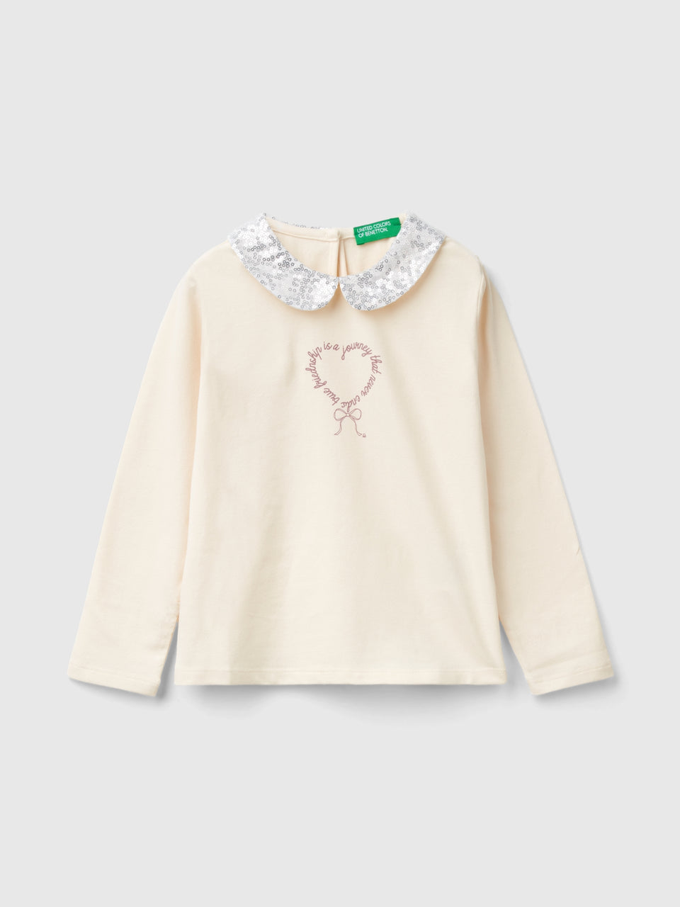 T-shirt com gola lantejoulas - ucb_image_FS