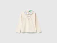T-shirt com gola lantejoulas - ucb_image_FS