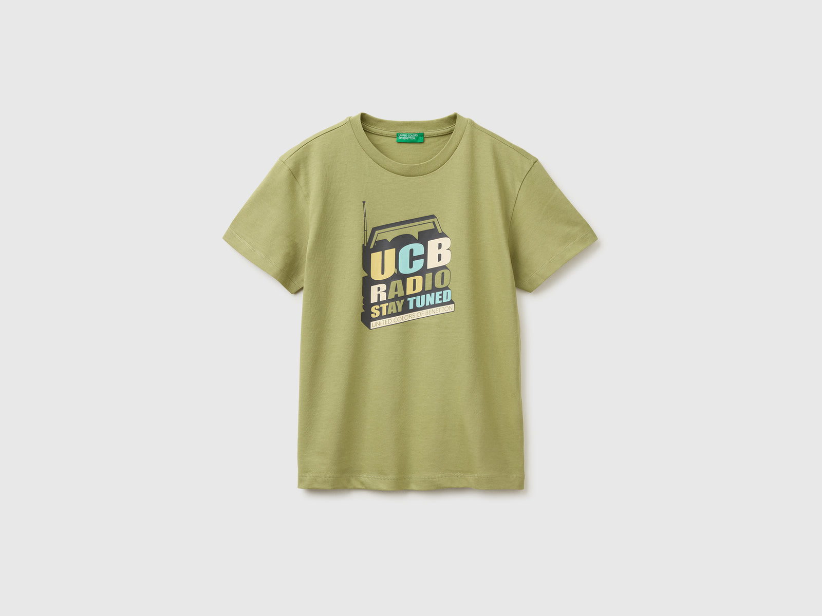 Organic cotton T-shirt with logo print - ucb_image_FS