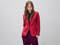 Blazer de abotoadura simples em linho puro - ucb_image_F