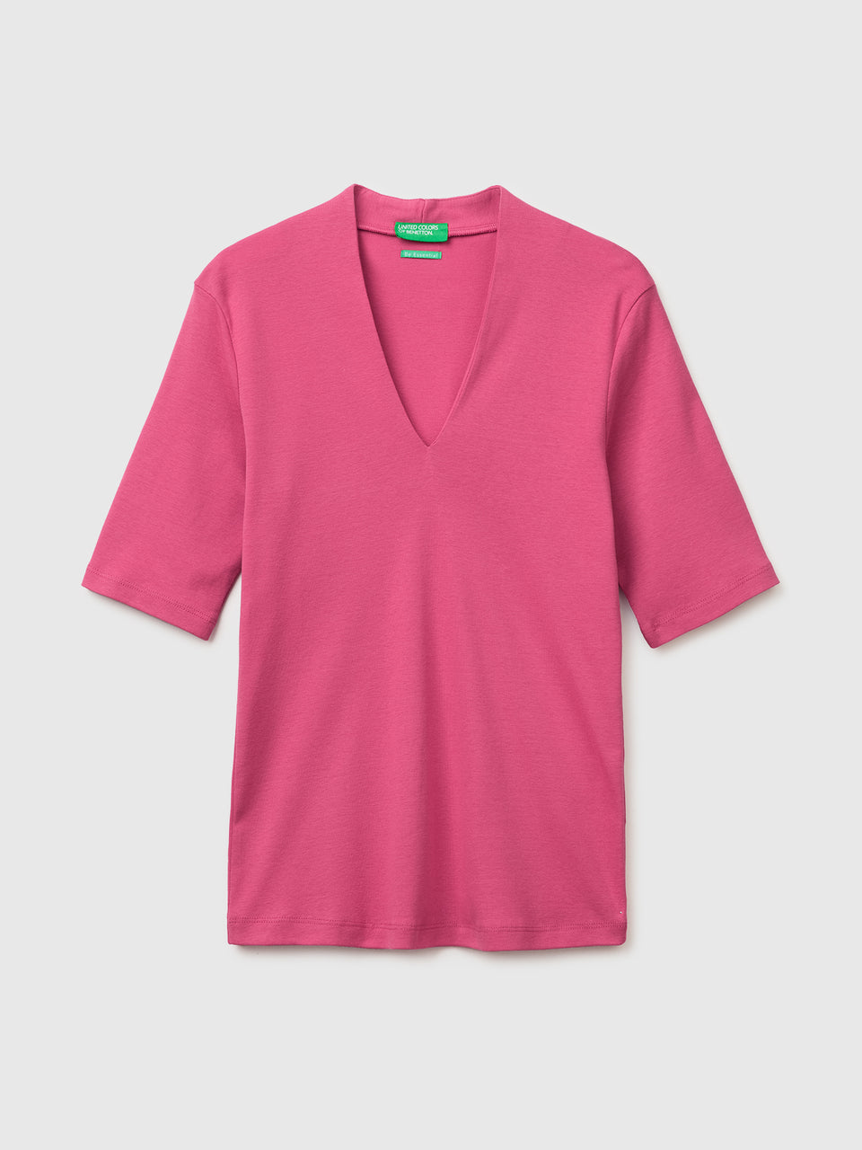 T-shirt slim fit em algodão de fibra longa - ucb_image_FS