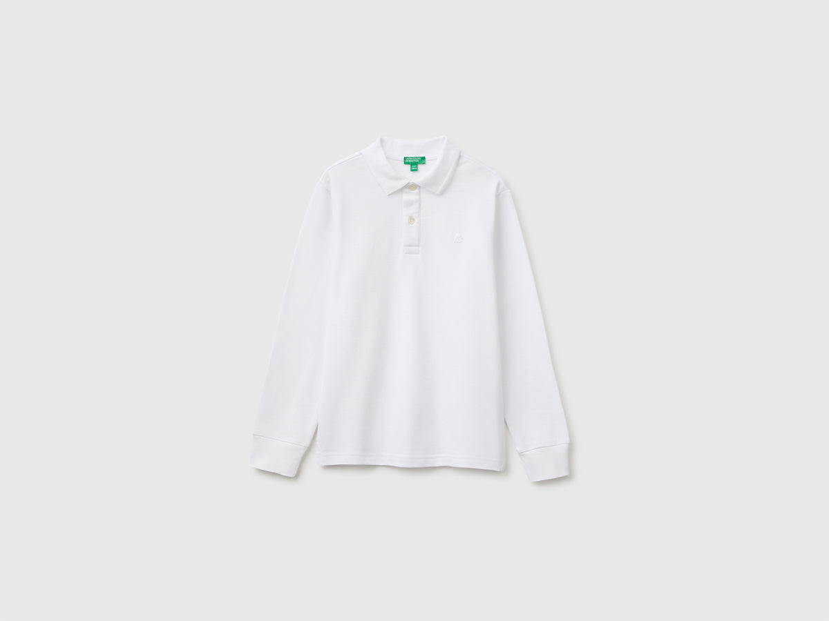 Polo de manga comprida em algodão orgânico - ucb_image_FS