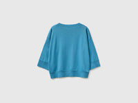 Camisola de gola redonda em algodão e lã - ucb_image_BS